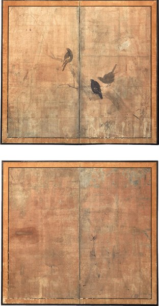 色絵叭々鳥図大皿 文化遺産オンライン